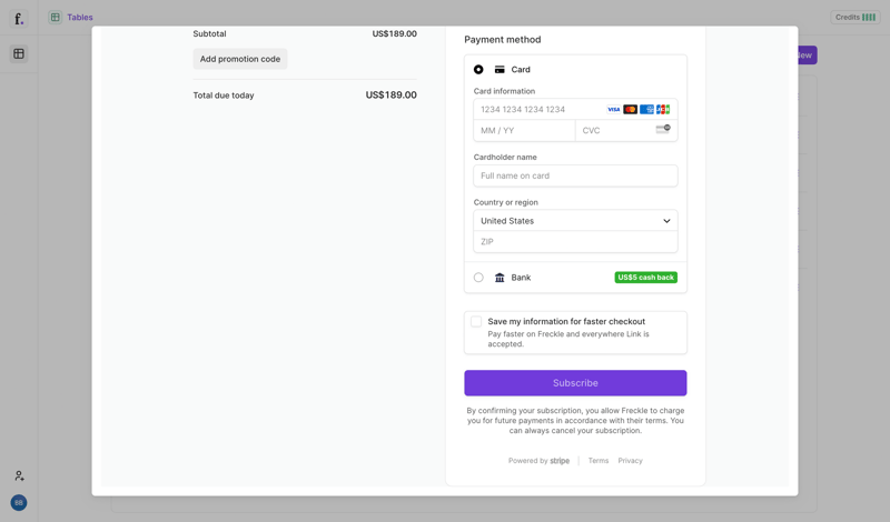 Freckle
			  ux ui design