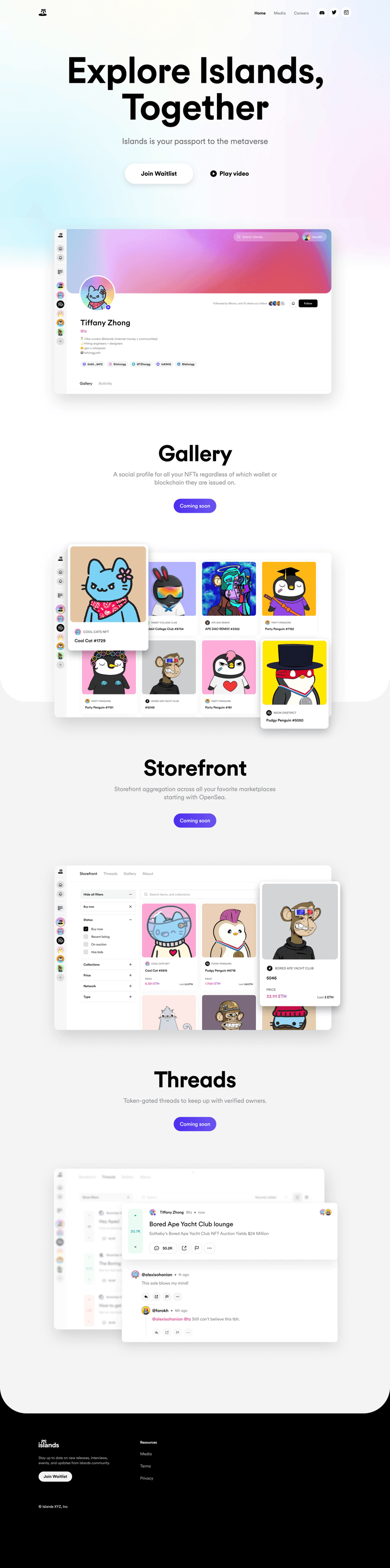 Islands
			    ux ui design