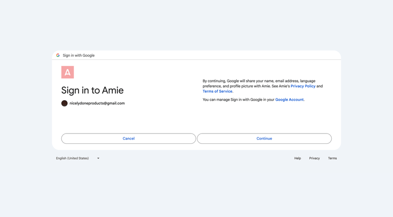 Amie
			      ux ui design