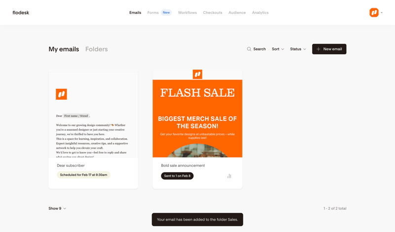 Flodesk
			      ux ui design