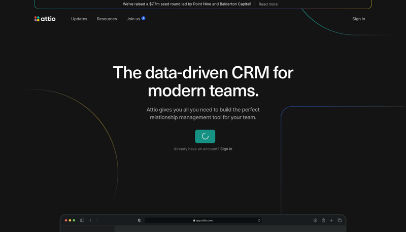 Attio
			          ux ui design