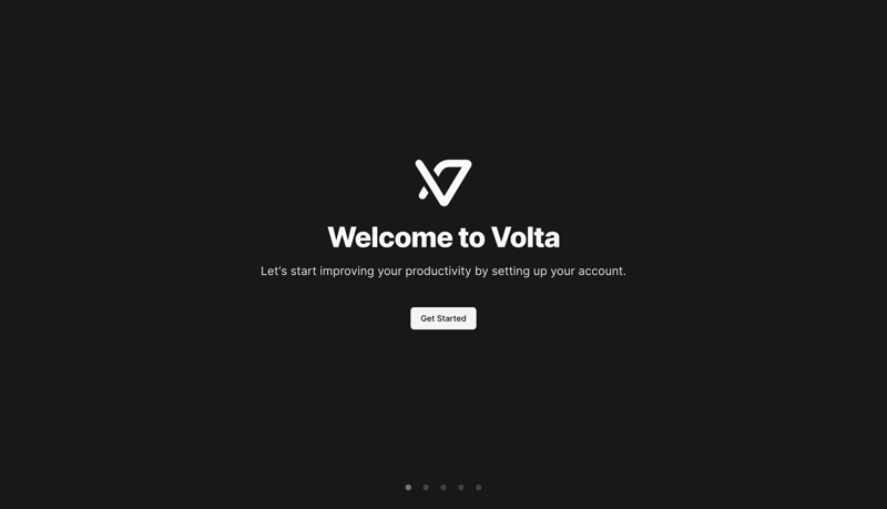 Volta
			   ux ui design