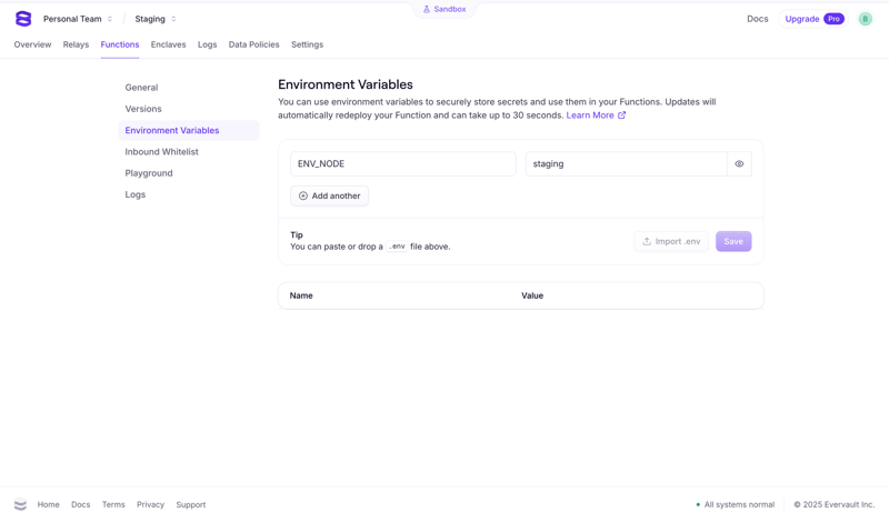 Evervault
			       ux ui design