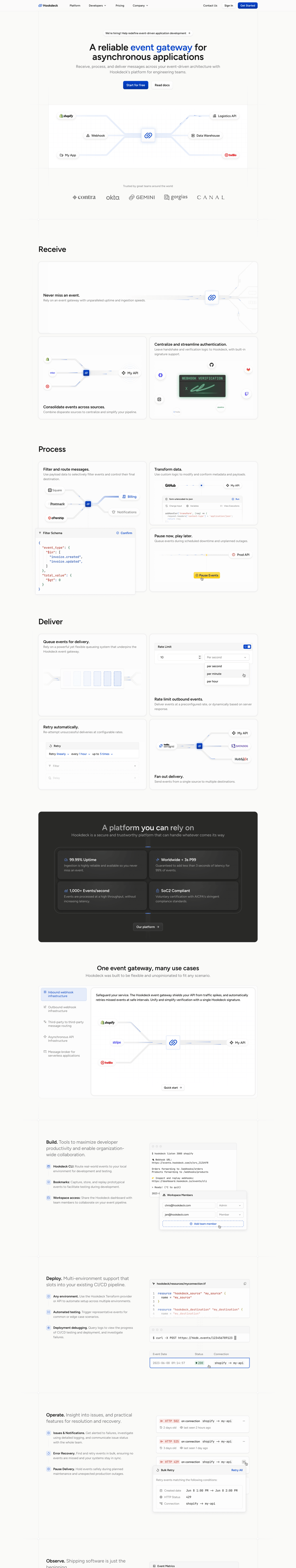Hookdeck
			    ux ui design