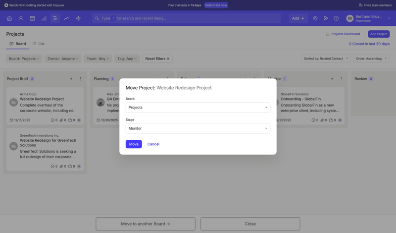 Capsule
			  ux ui design