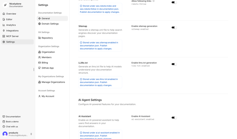 Documentation.AI screen example