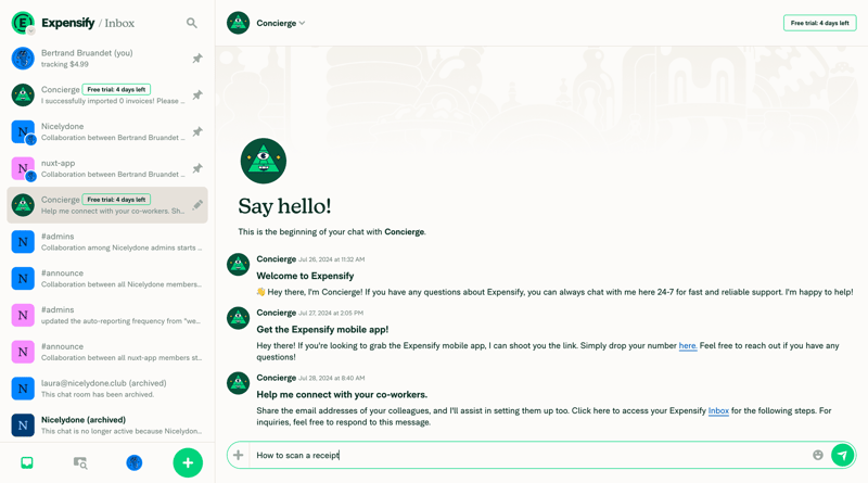 Expensify
			             ux ui design