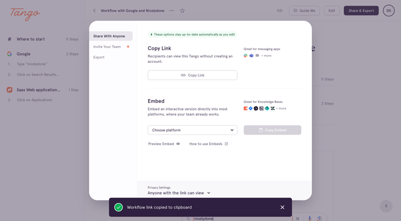 Tango
			       ux ui design