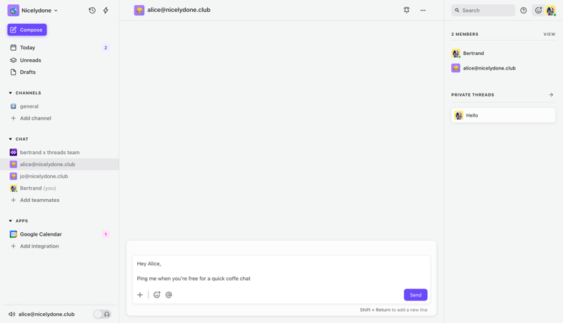Threads
			           ux ui design