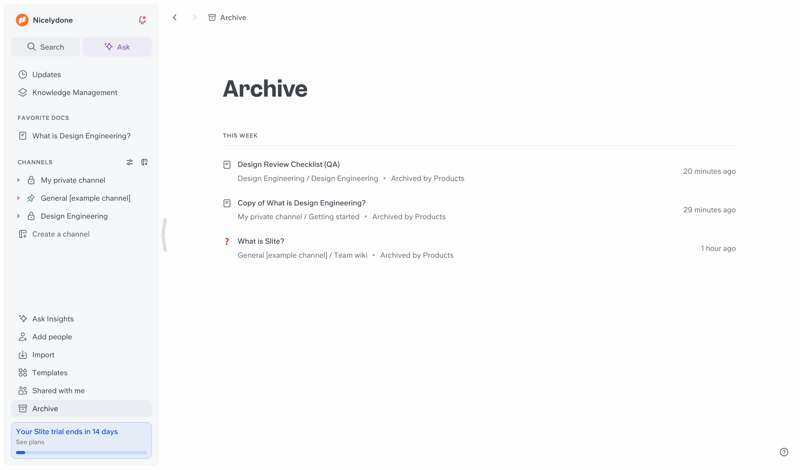 Slite
			     ux ui design