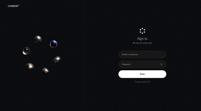 Cosmos
			          ux ui design