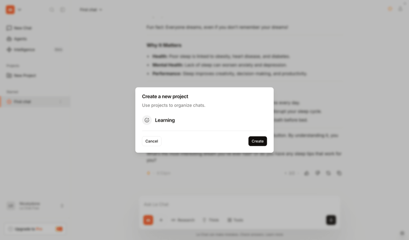 Mistral screen example