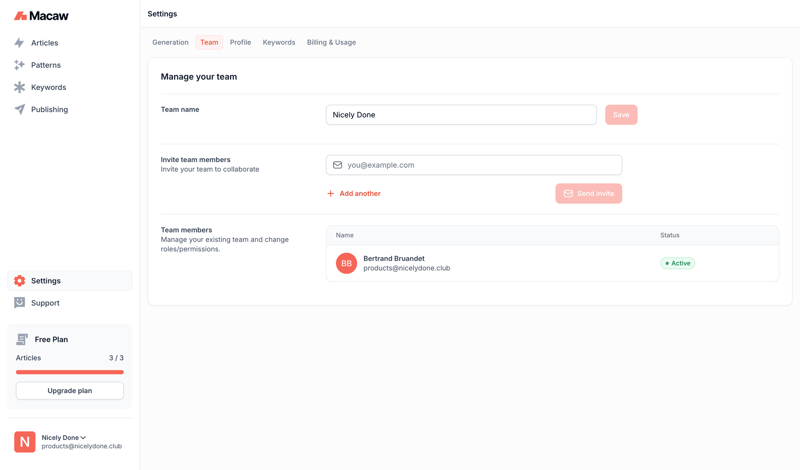 Macaw
			         ux ui design