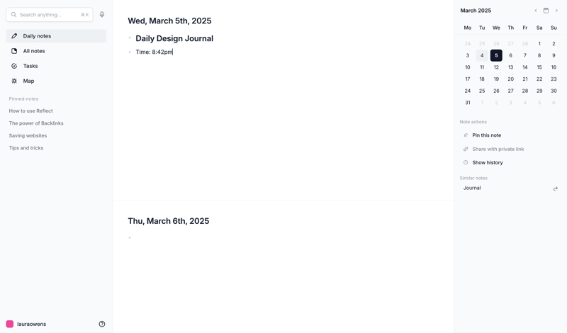 Reflect
			              ux ui design