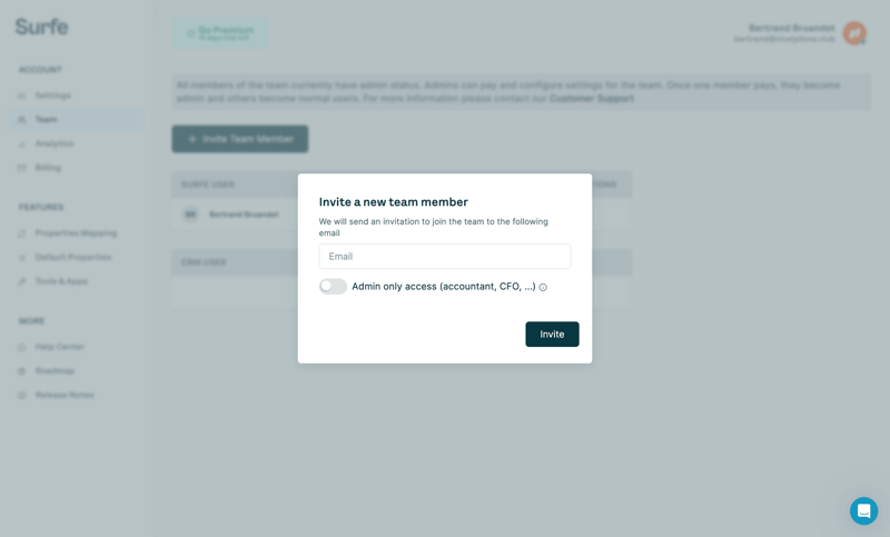 Surfe
			           ux ui design
