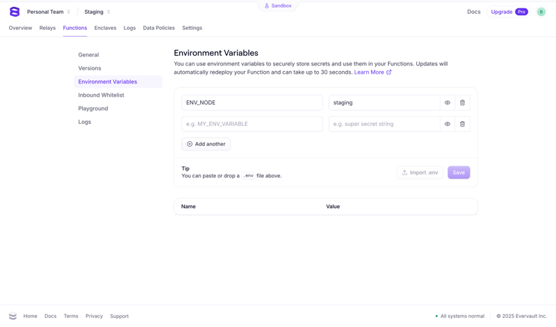 Evervault
			       ux ui design