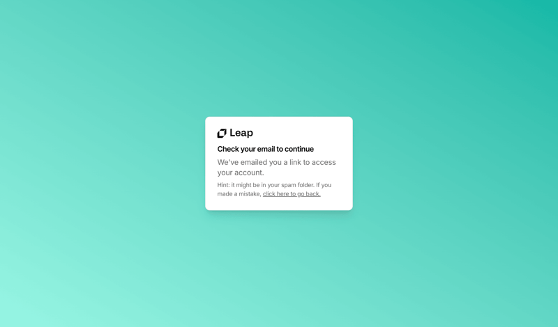 Leap
			        ux ui design