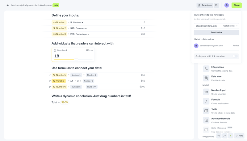Decipad
			         ux ui design