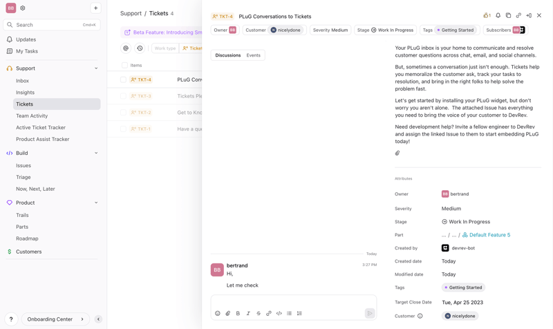 DevRev
			      ux ui design