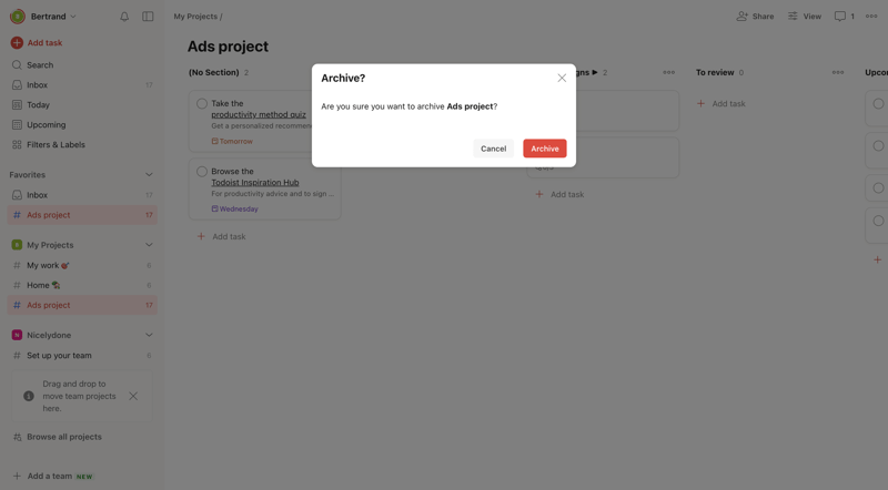 Todoist
			         ux ui design