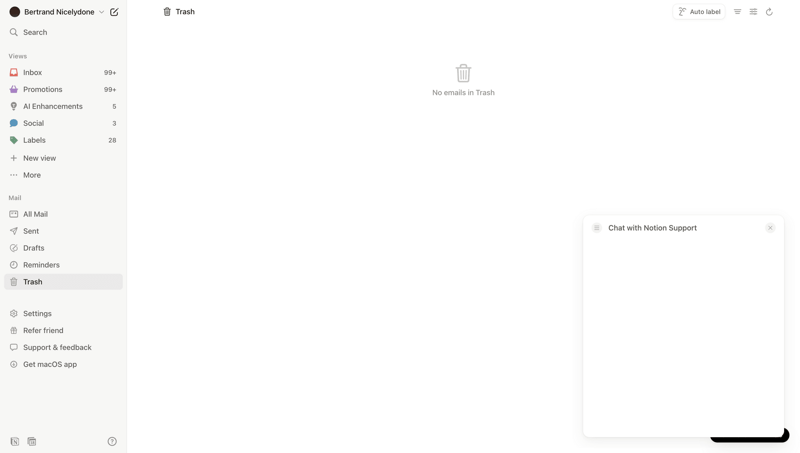 Notion Mail
			          ux ui design