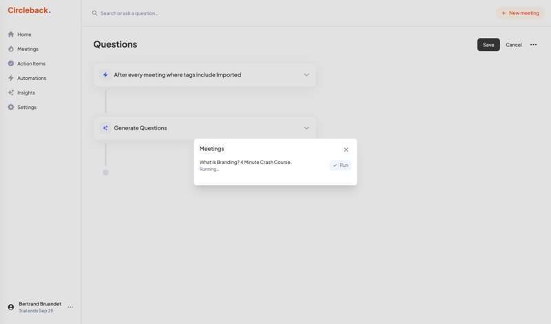 Circleback
			   ux ui design
