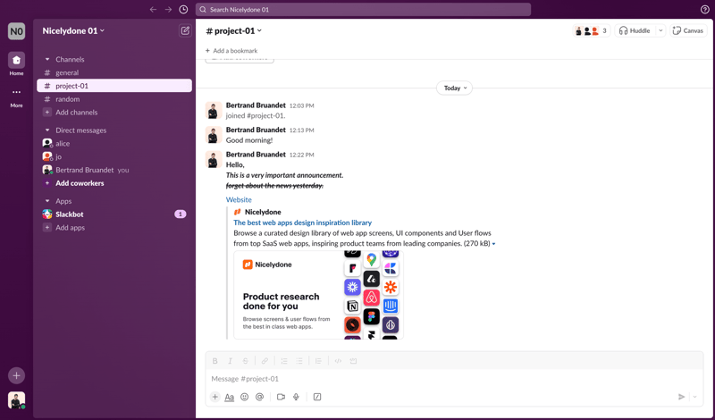 Slack
			        ux ui design