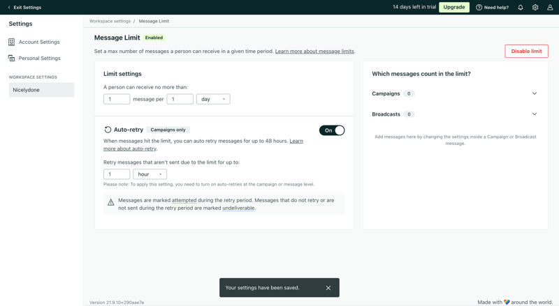Customer.io
			       ux ui design