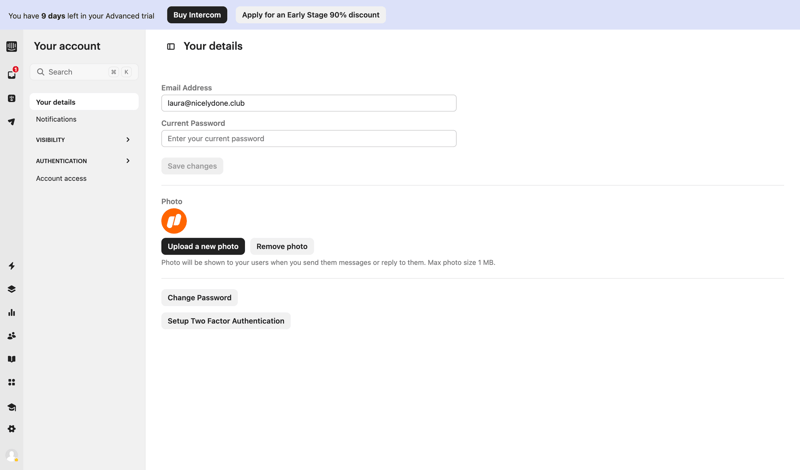 Intercom
			             ux ui design