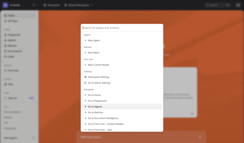 Mistral screen example