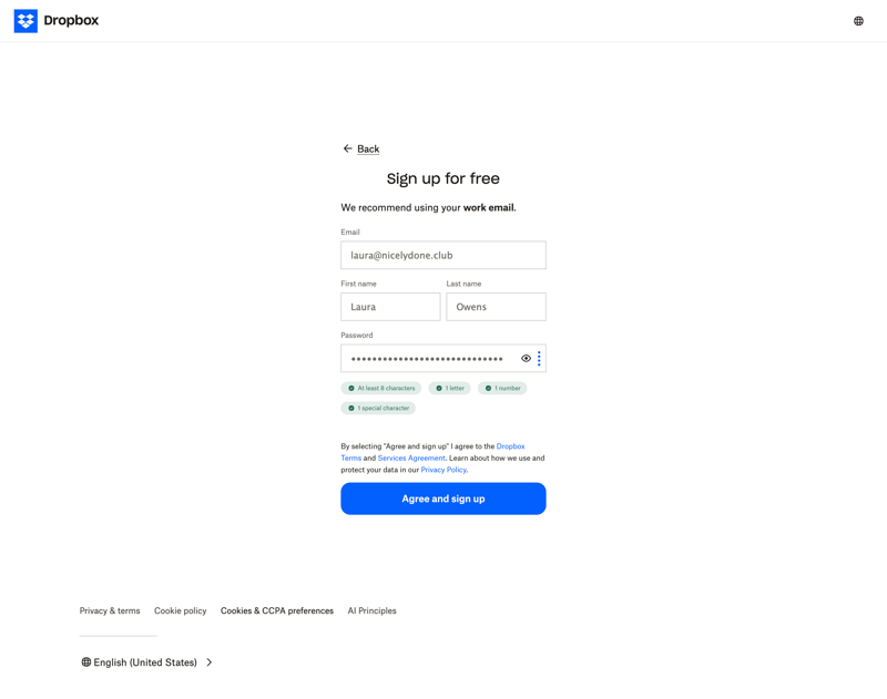 Dropbox
			         ux ui design