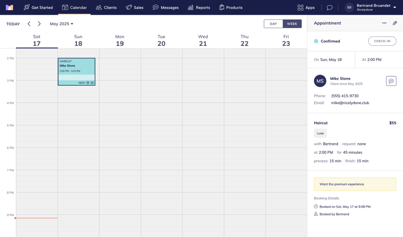 Mangomint screen example