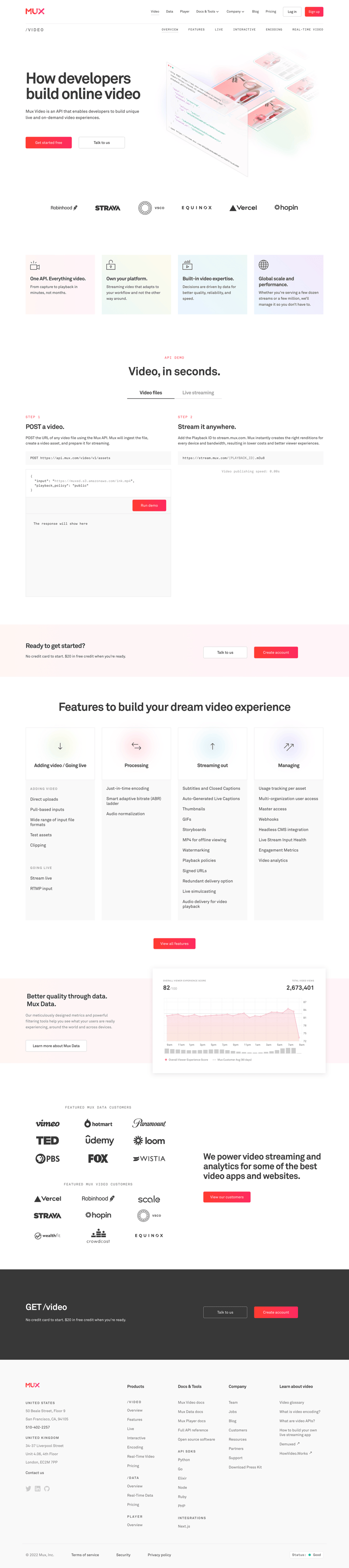 Mux
			    ux ui design