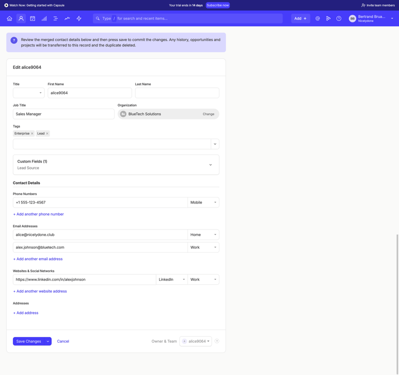 Capsule
			   ux ui design