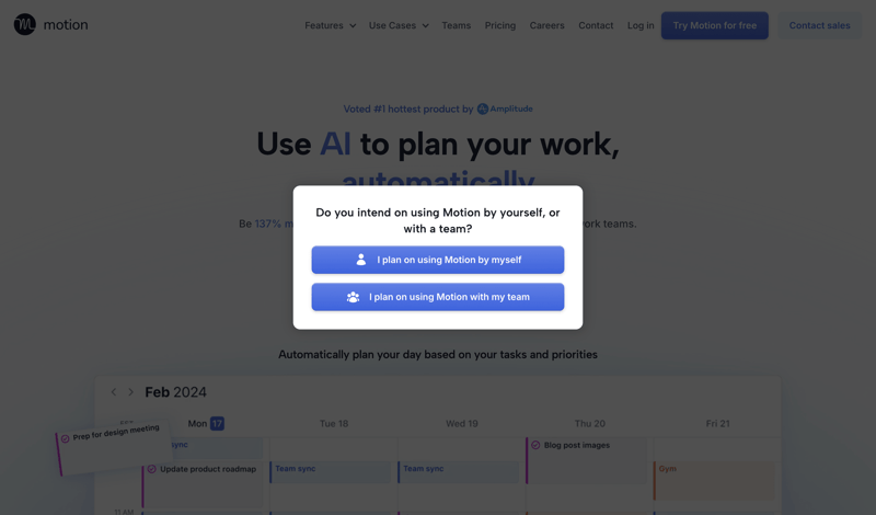 Motion
				 page example