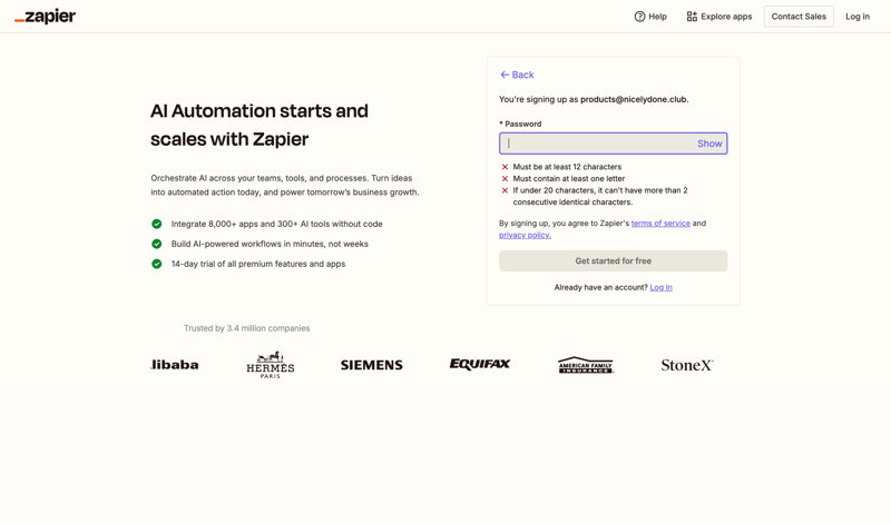 Zapier
			       ux ui design