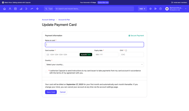 Capsule
			   ux ui design