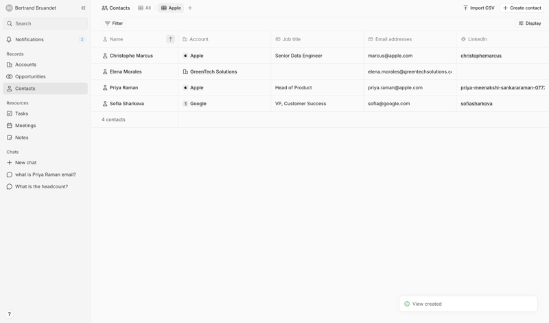 Lightfield screen example
