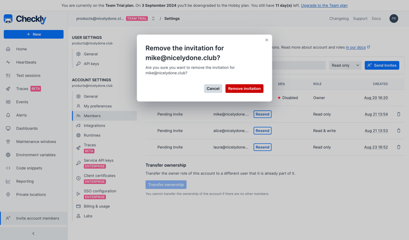 Checkly
			              ux ui design