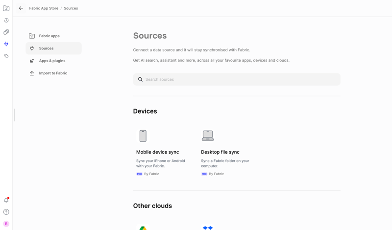 Fabric screen example