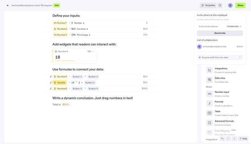 Decipad
			         ux ui design