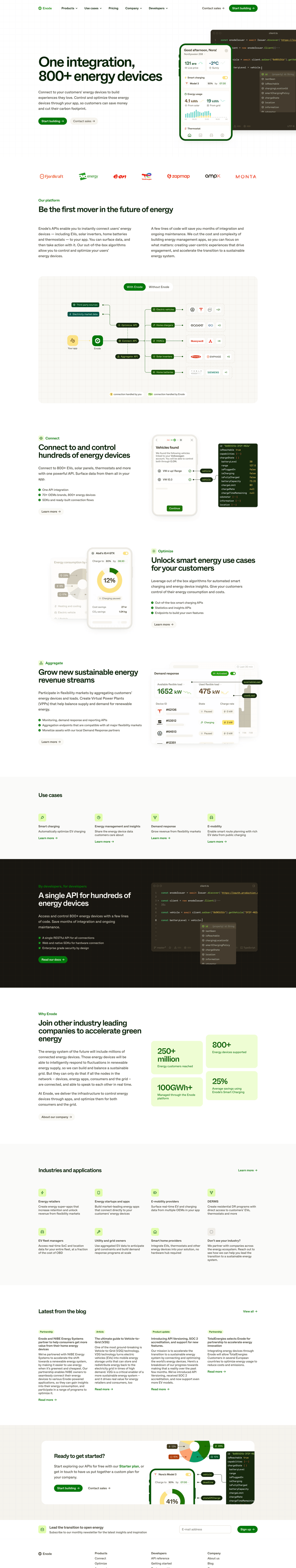 Enode
			      ux ui design