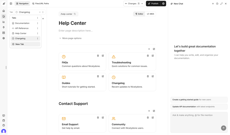 Documentation.AI screen example