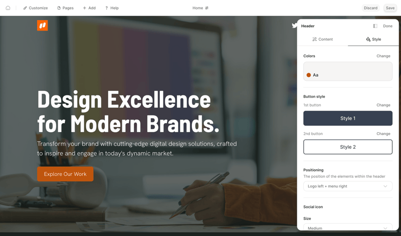 Durable screen example