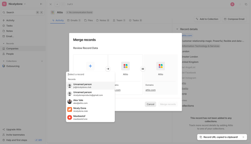 Attio
			  ux ui design