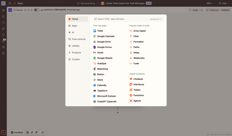 Zapier
			      ux ui design