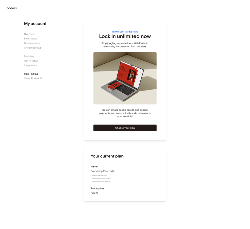 Flodesk
			                      ux ui design