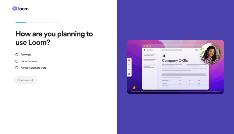 Loom
			      ux ui design