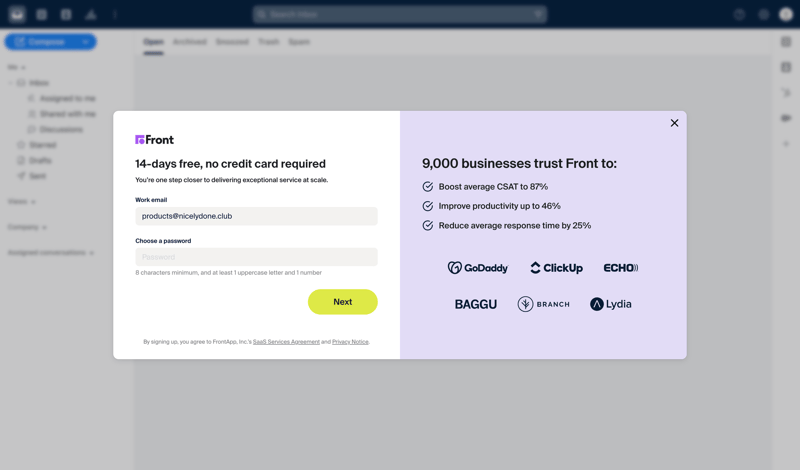 Front
			        ux ui design