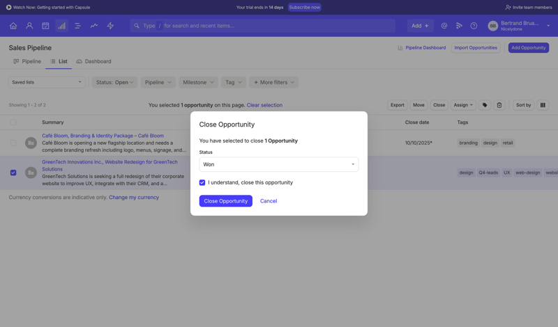 Capsule
			  ux ui design
